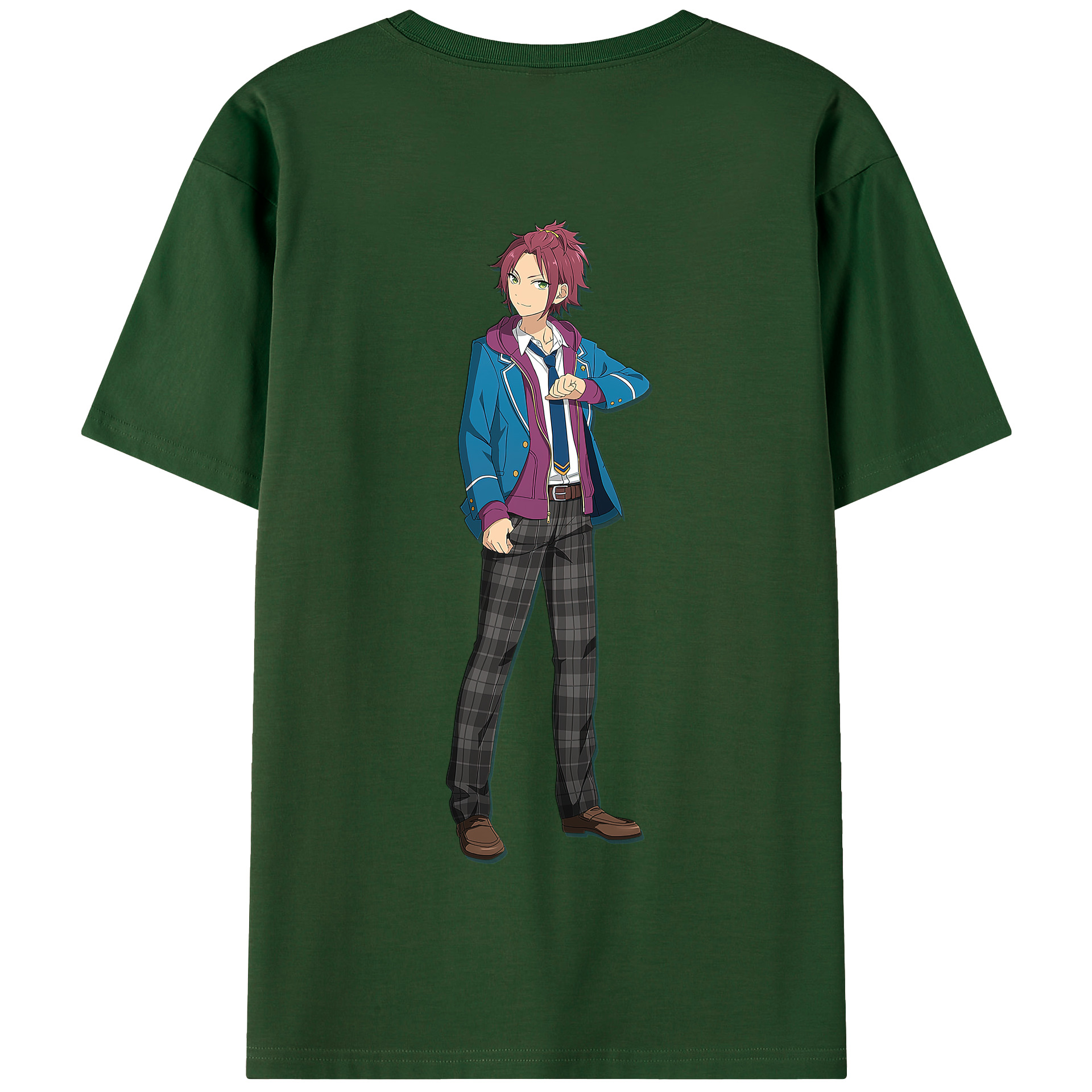 （画像用） あんさんぶるスターズ! Ensemble Stars 綿100％半袖Tシャツ（背面プリント）